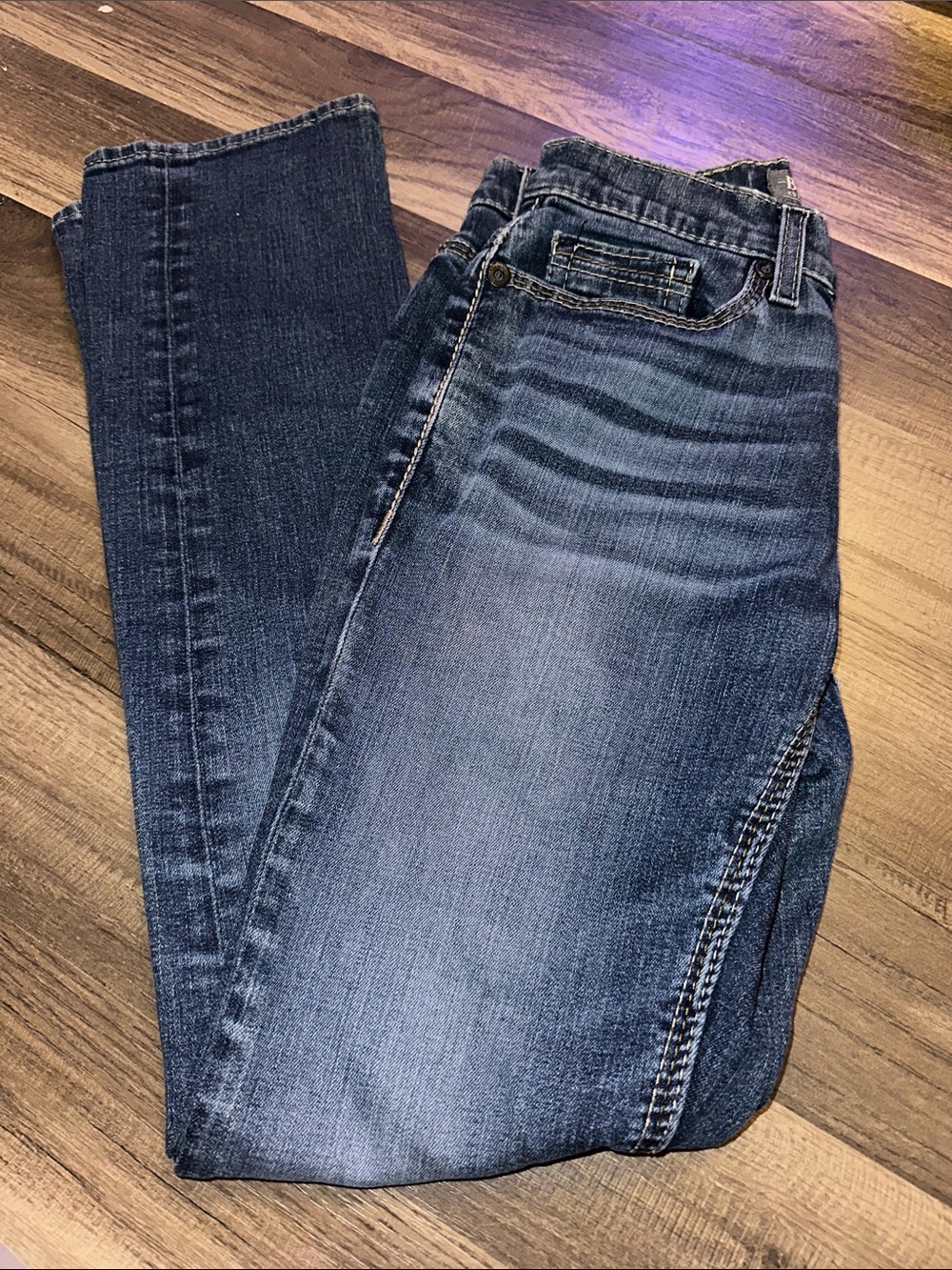 BKE Alec Straight Leg Dark Blue Boys Jeans